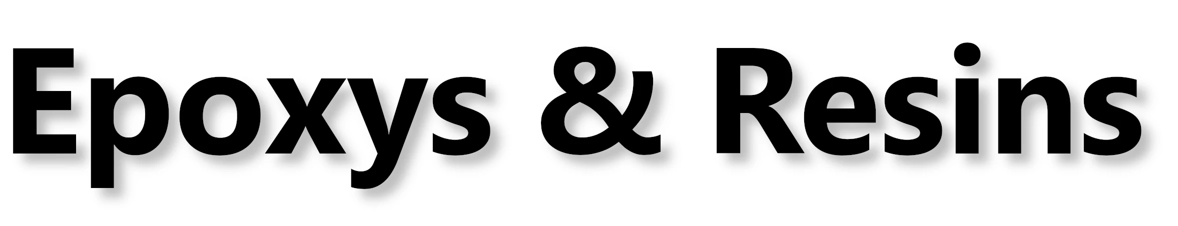Epoxys & Resins